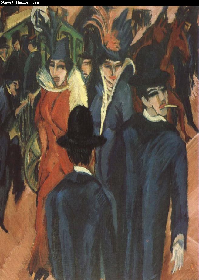 Ernst Ludwig Kirchner Gatuscen from Berlin